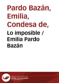 Lo imposible