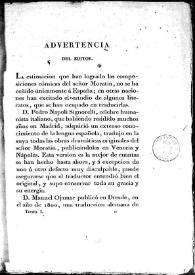 Obras dramáticas y líricas de D. Leandro Fernández de Moratín, entre los Arcades de Roma Inarco Celenio. Tomo I