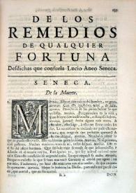 De los remedios de cualquier fortuna