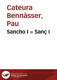 Sancho I : = Sanç I