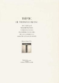 Tríptic de Tirant lo Blanc