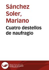 Cuatro destellos de naufragio