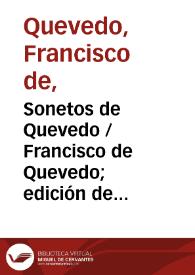 Sonetos de Quevedo