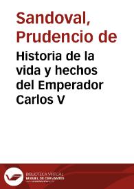 Historia de la vida y hechos del Emperador Carlos V