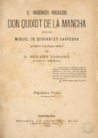 L'ingeniós hidalgo Don Quixot de la Mancha