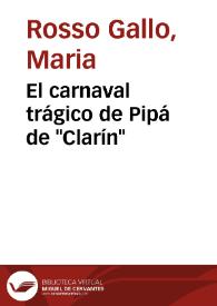 El carnaval trágico de Pipá de 