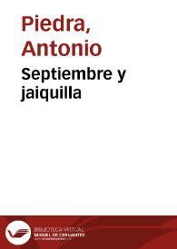 Septiembre y jaiquilla