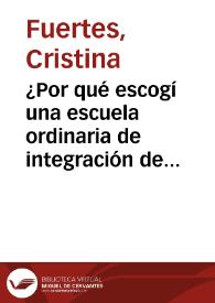 ¿Por qué escogí una escuela ordinaria de integración de niños sordos para mi hijo oyente?