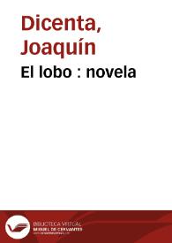 El lobo : novela