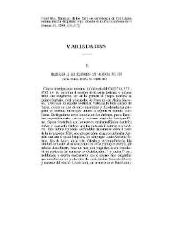 Mausoleo de los Sertorios en Valencia del Cid. Lápida romana inédita del primer siglo