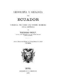 Geografía y geología del Ecuador