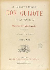 El ingenioso hidalgo don Quijote de la Mancha