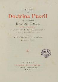 Libre de doctrina pueril