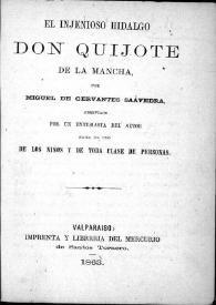 El ingenioso hidalgo Don Quijote de la Mancha