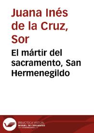 El mártir del sacramento, San Hermenegildo