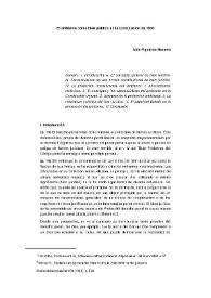 El ambiente como bien jurídico en la constitución de 1993