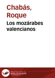 Los mozárabes valencianos