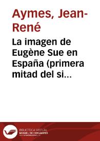 La imagen de Eugène Sue en España (primera mitad del siglo XIX)