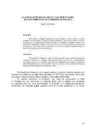 La circulación de las aguas y las dificultades de avenamiento en el corredor de Almansa