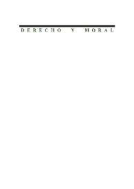 Dimensiones morales del Derecho