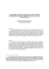 La rehabilitación integrada de los centros históricos : el reto urbanístico de finales de los ochenta