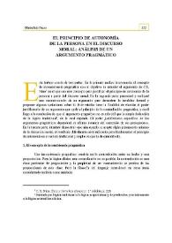 El principio de autonomía de la persona en el discurso moral : análisis de un argumento pragmático