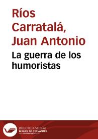 La guerra de los humoristas