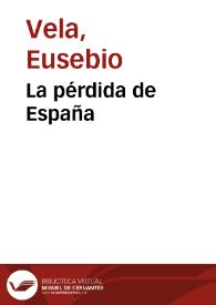 La pérdida de España