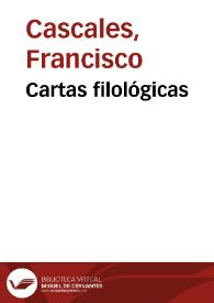 Cartas filológicas