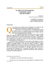 El derecho posmoderno : un sistema lejos del equilibrio