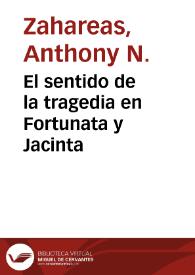 El sentido de la tragedia en Fortunata y Jacinta