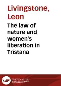 The law of nature and women's liberation in Tristana