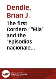 The first Cordero : 