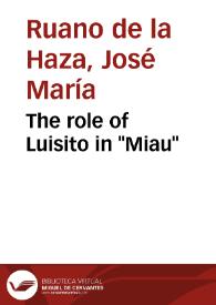 The role of Luisito in 