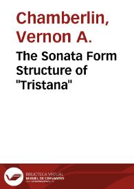 The Sonata Form Structure of 