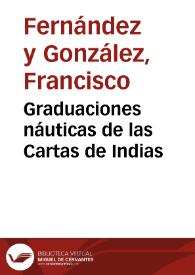 Graduaciones náuticas de las Cartas de Indias