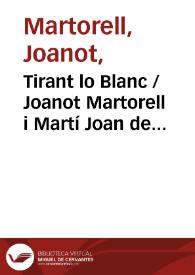 Tirant lo Blanc