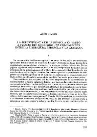 La supervivencia de la epístola en verso a finales del siglo XIX : Una comparación entre la literatura española y la alemana