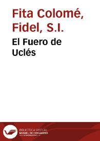 El Fuero de Uclés