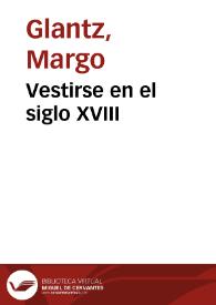 Vestirse en el siglo XVIII