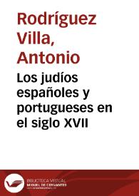 Los judíos españoles y portugueses en el siglo XVII