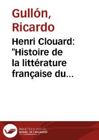 Henri Clouard: 