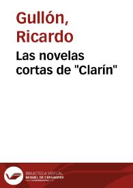 Las novelas cortas de 