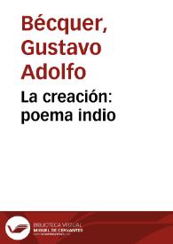 La creación: poema indio