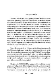 Presentación [Discusiones, núm. 5 (2005)]