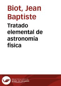 Tratado elemental de astronomía física