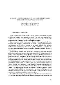 Economía y sostenibilidad de las ciudades: entre la desregulación y la planificación