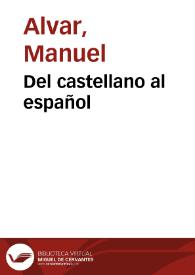 Del castellano al español