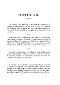 Noticias. Boletín de la Real Academia de la Historia, tomo 28 (enero 1896). Cuaderno I