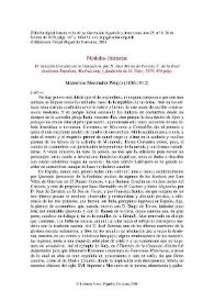 Noticias literarias: D. Gonzalo González de la Gonzalera, por D. José María de Pereda, C. de la Real
Academia Española, Madrid, imp. y fundición de M. Tello, 1879, 474 págs.